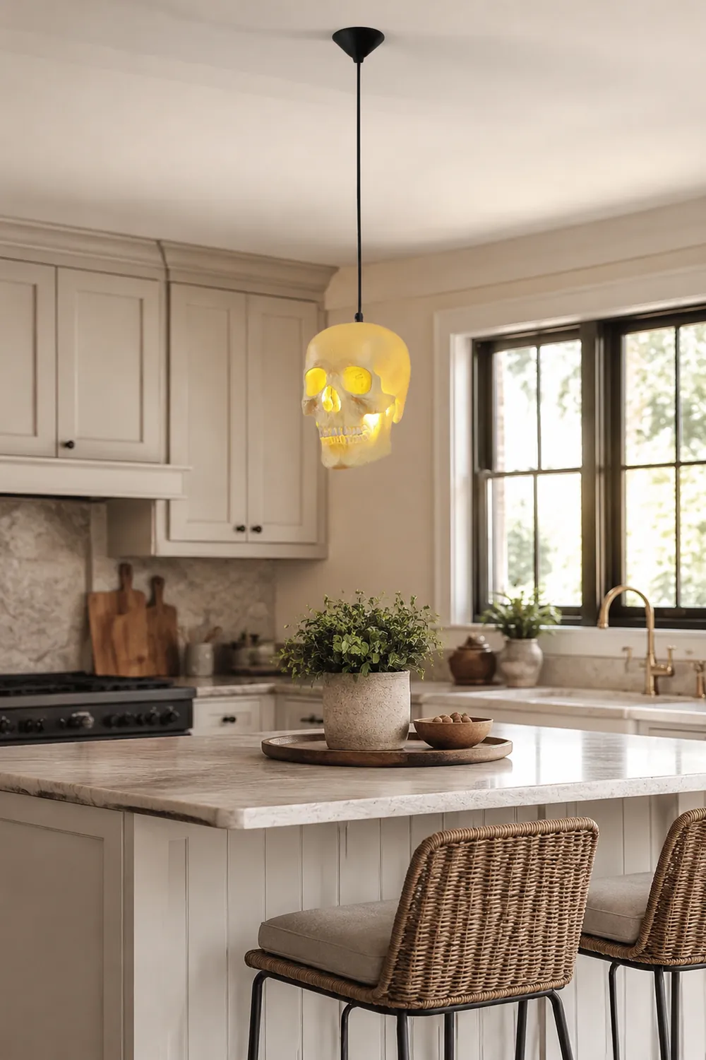 Skull Pendant Light - Lumpaz
