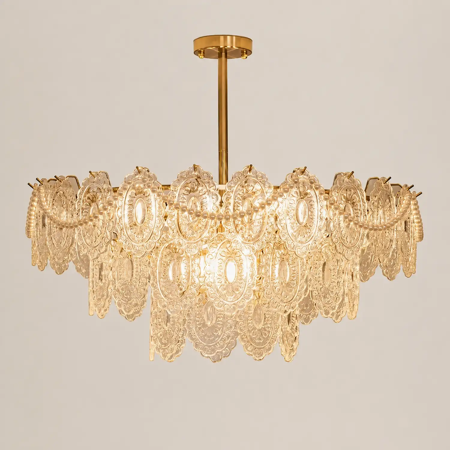 Wave Pearl Chandelier - Lumpaz