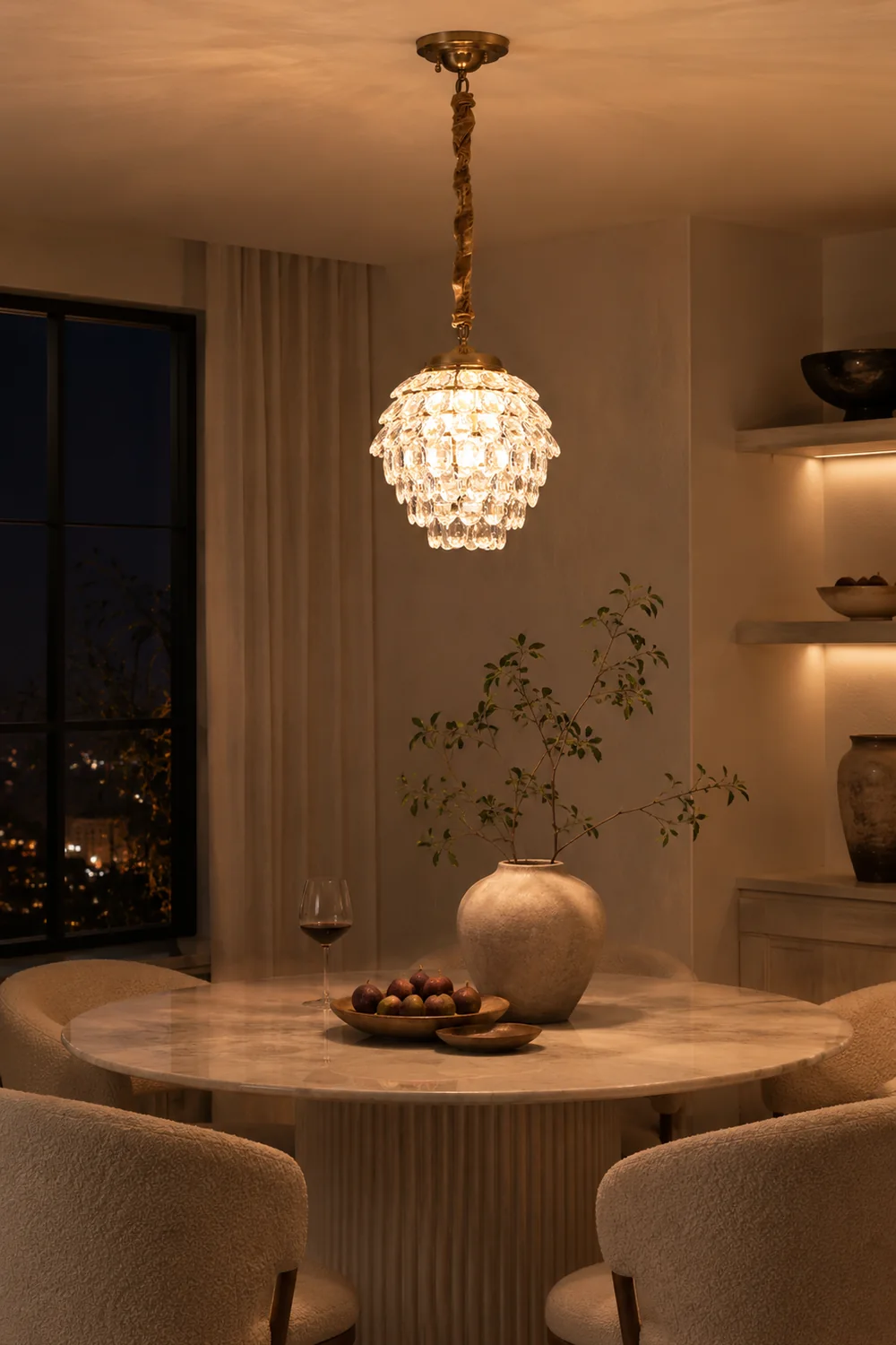Roxanne Crystal Pendant Light - Lumpaz