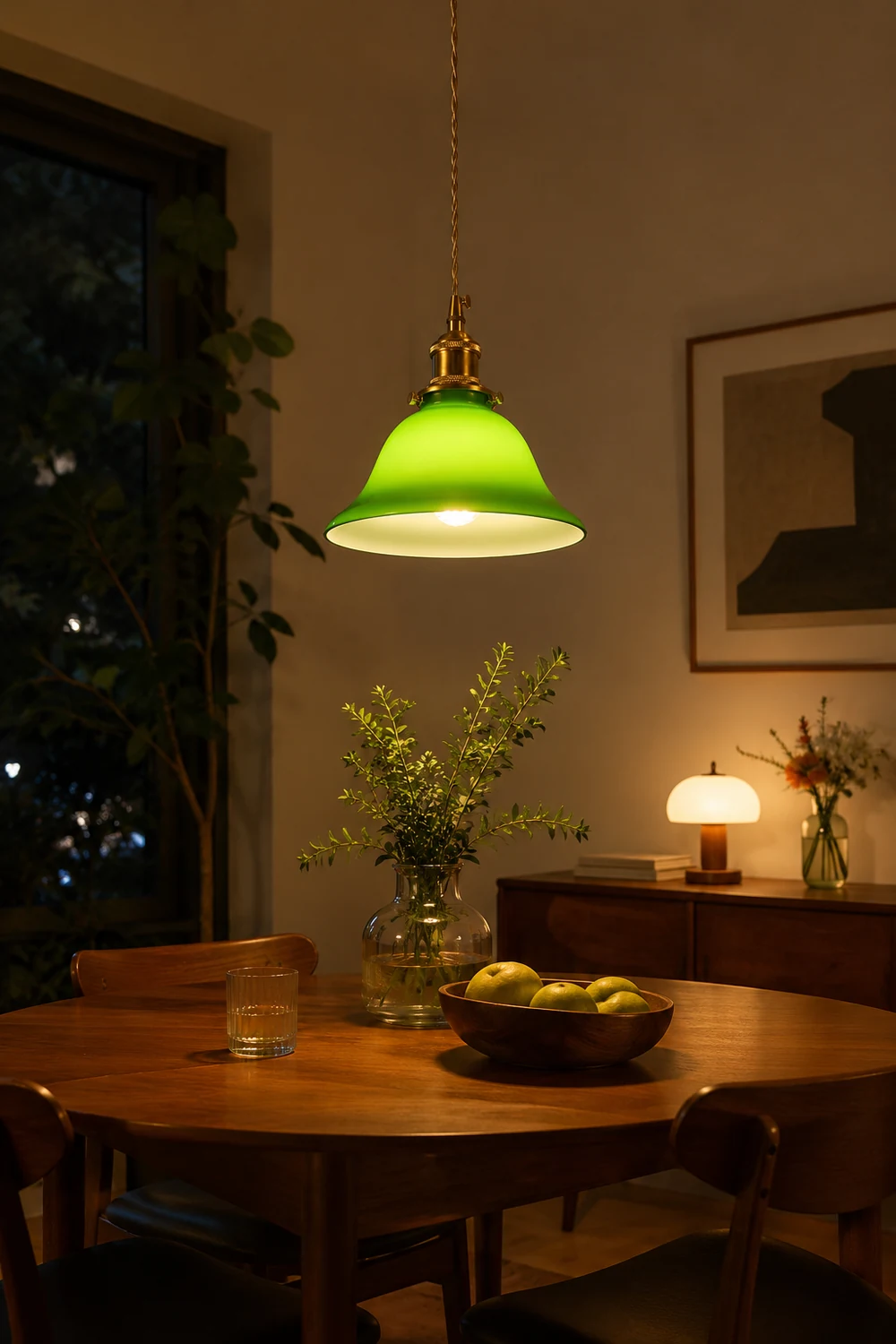 Green Bell Pendant Light - Lumpaz