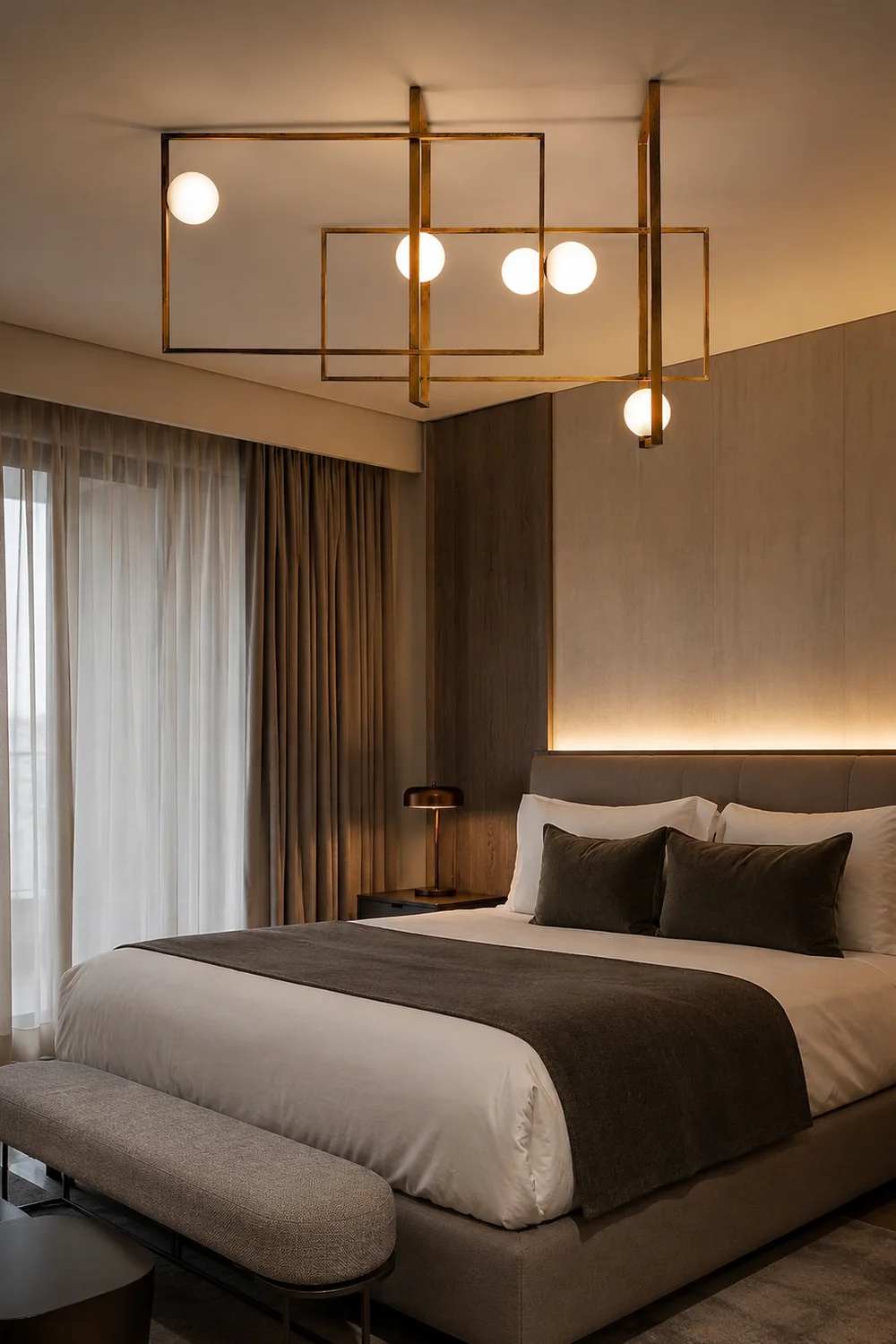 Mondrian Glass Ceiling Light - Lumpaz