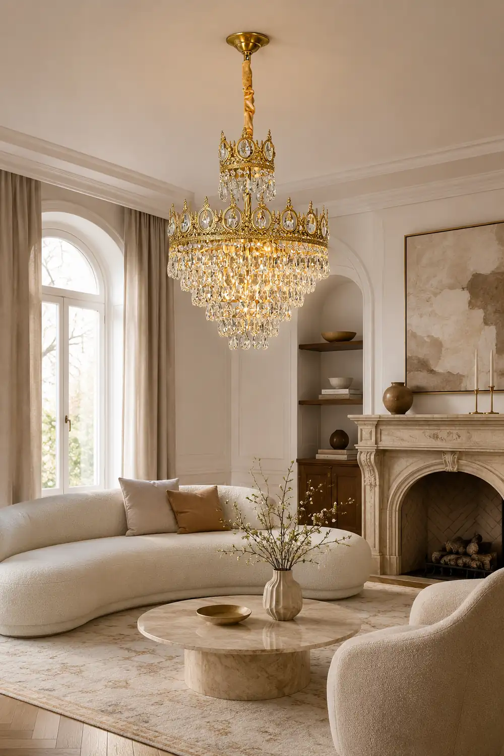 Vintage Crystal Chandelier - Lumpaz