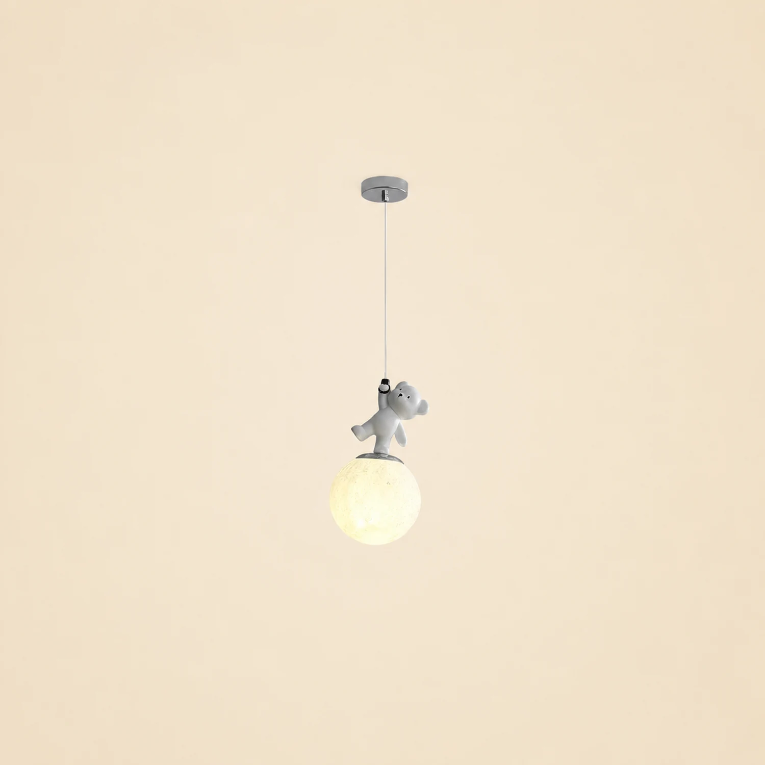 Animal And Moon Pendant Light - Lumpaz
