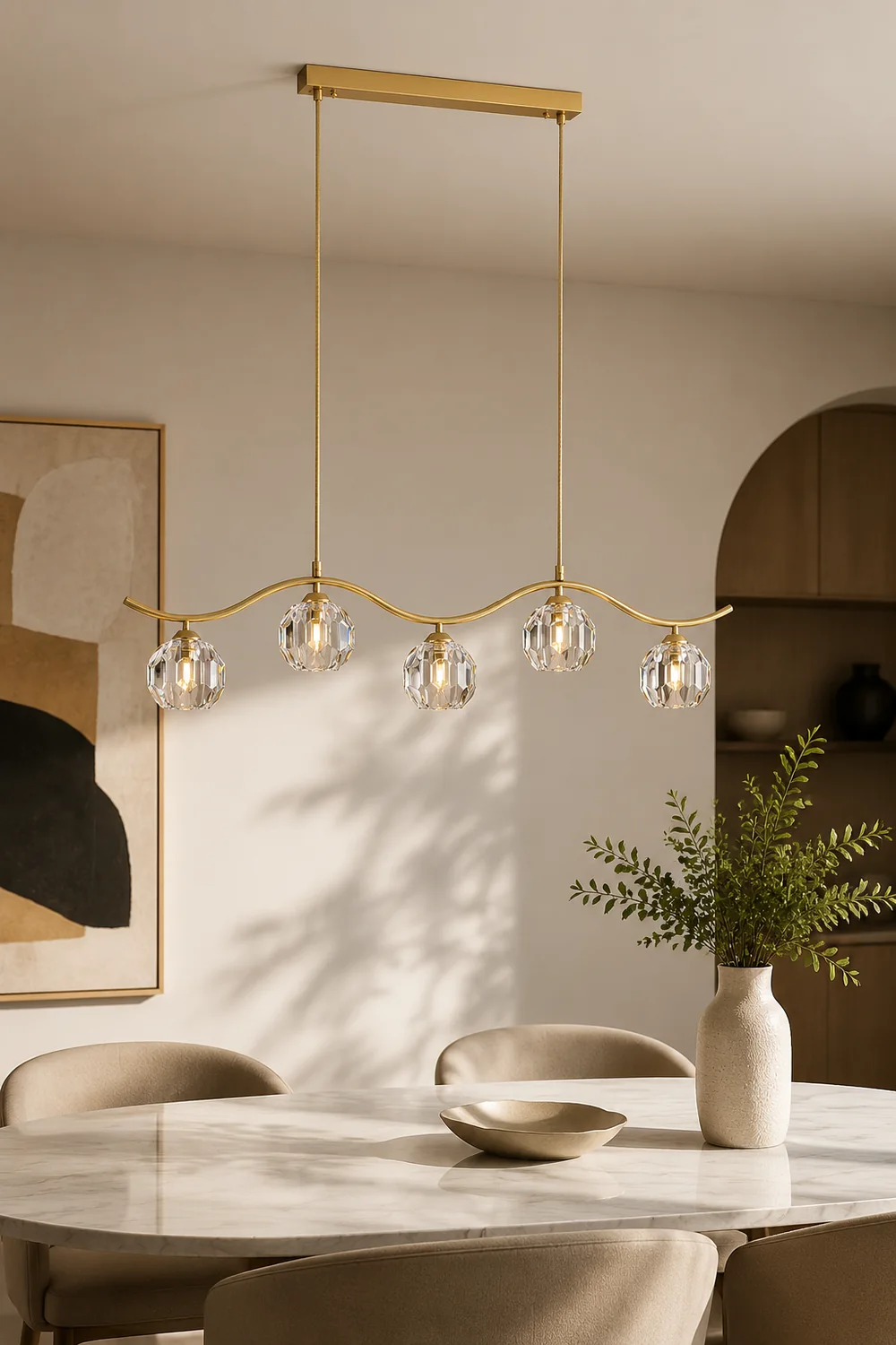 Eara Crystal Chandelier - Lumpaz