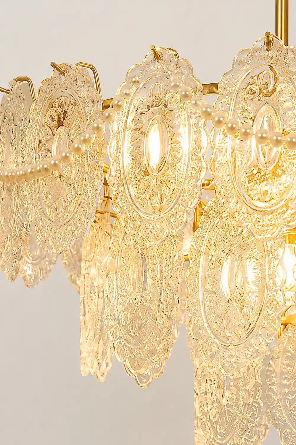 Wave Pearl Chandelier - Lumpaz