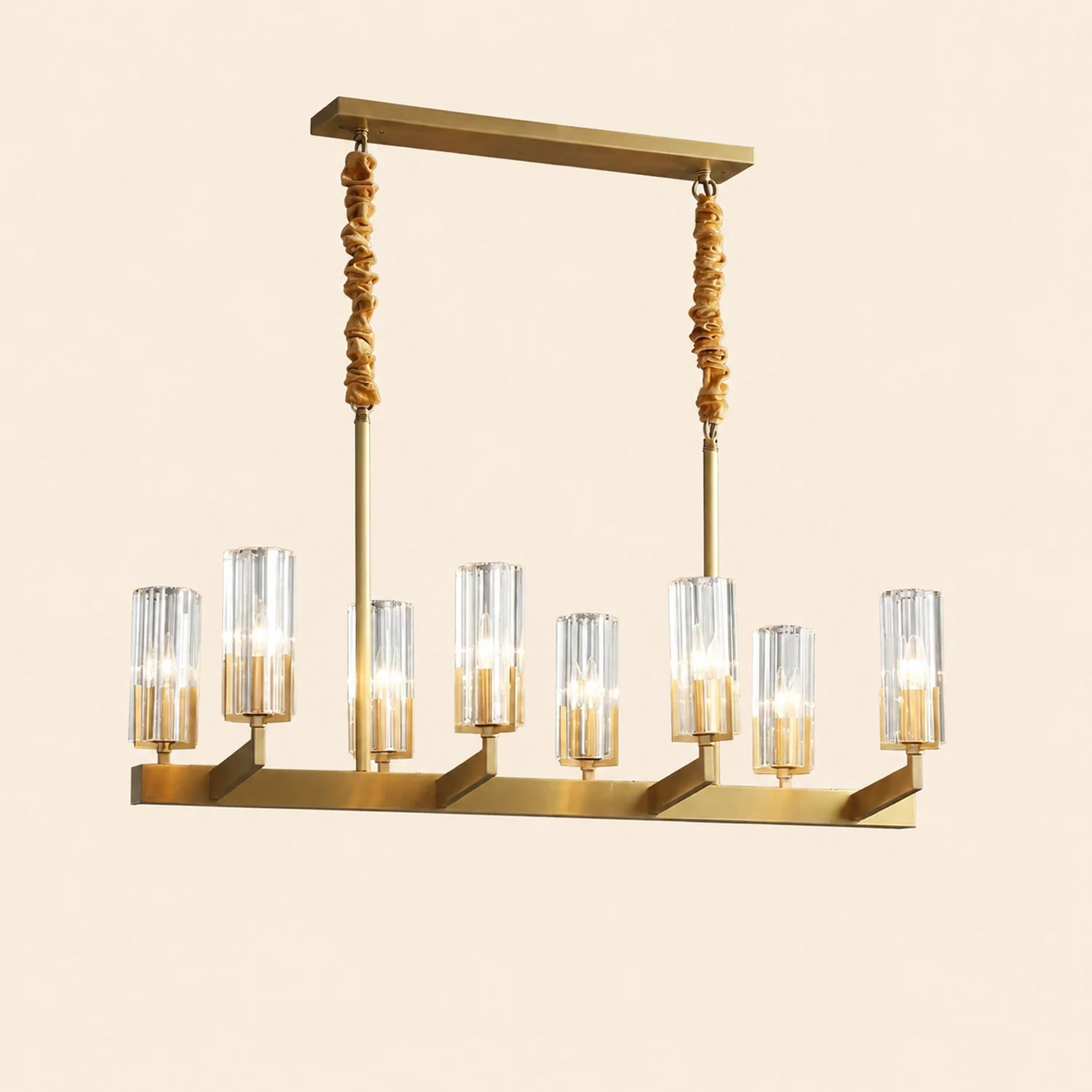 Kayla Brass Chandelier - Lumpaz