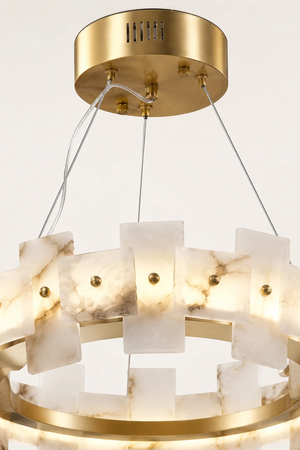 Alabaster Halo Chandelier - Lumpaz