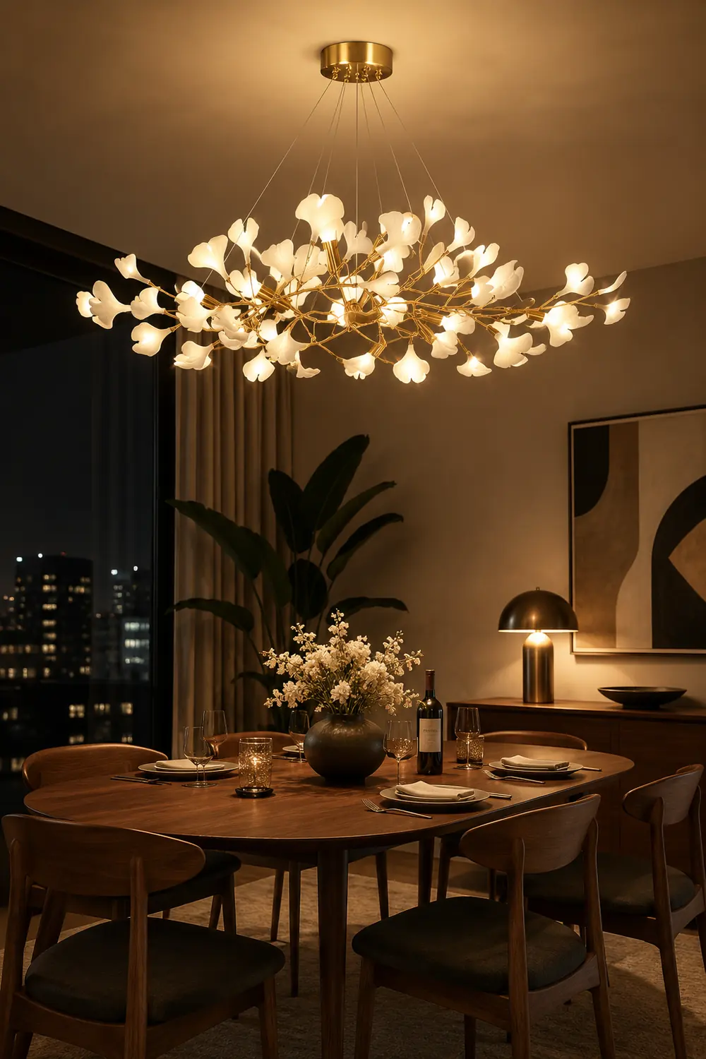 Gingko Chandelier I - Lumpaz