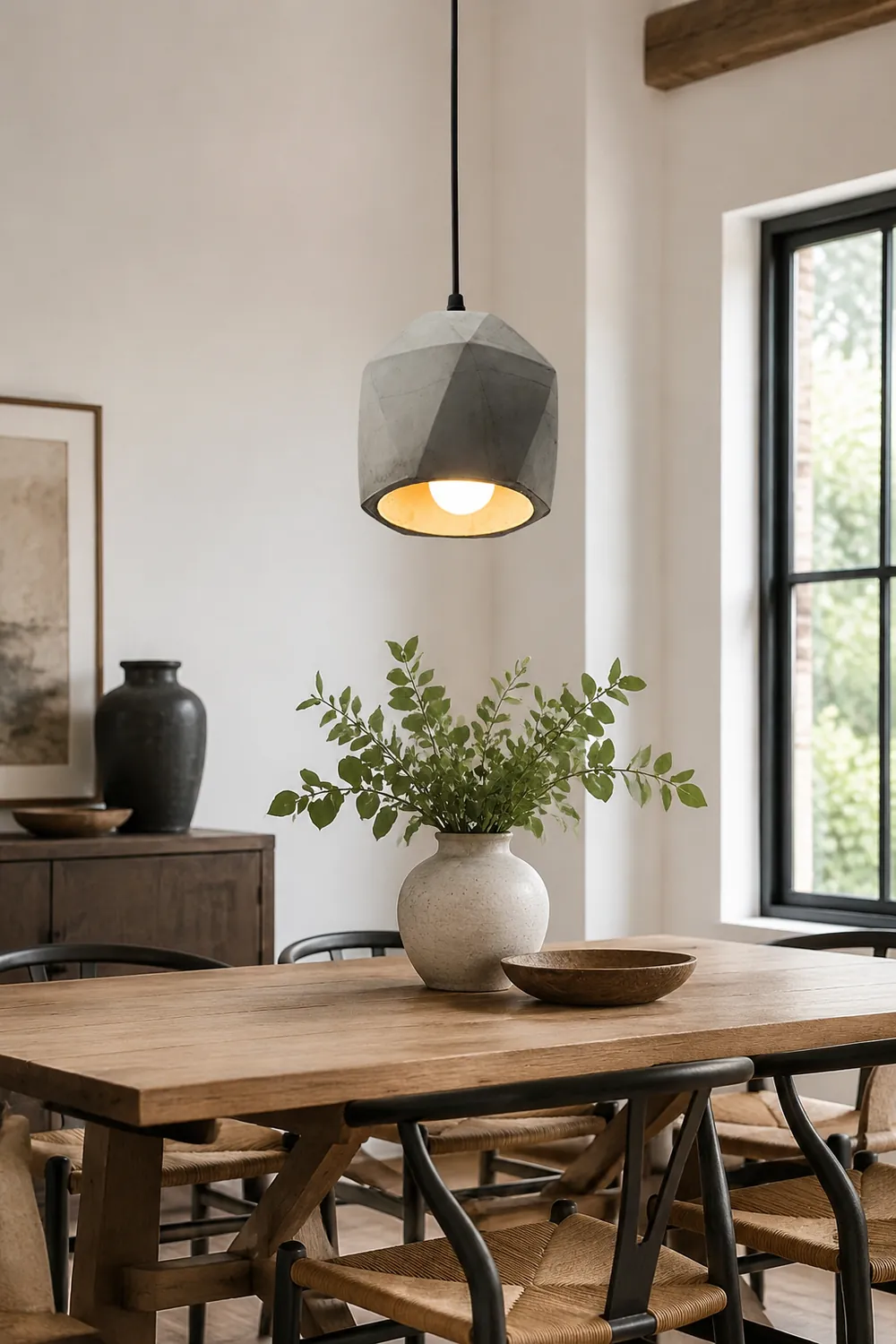 Georgia Cement Pendant Light - Lumpaz