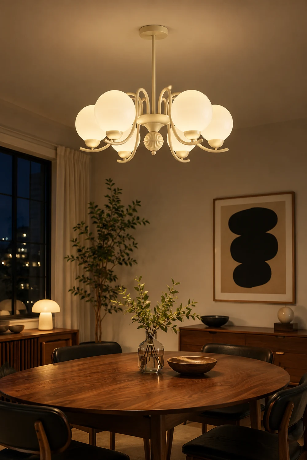 Vanilla Ball Chandelier - Lumpaz