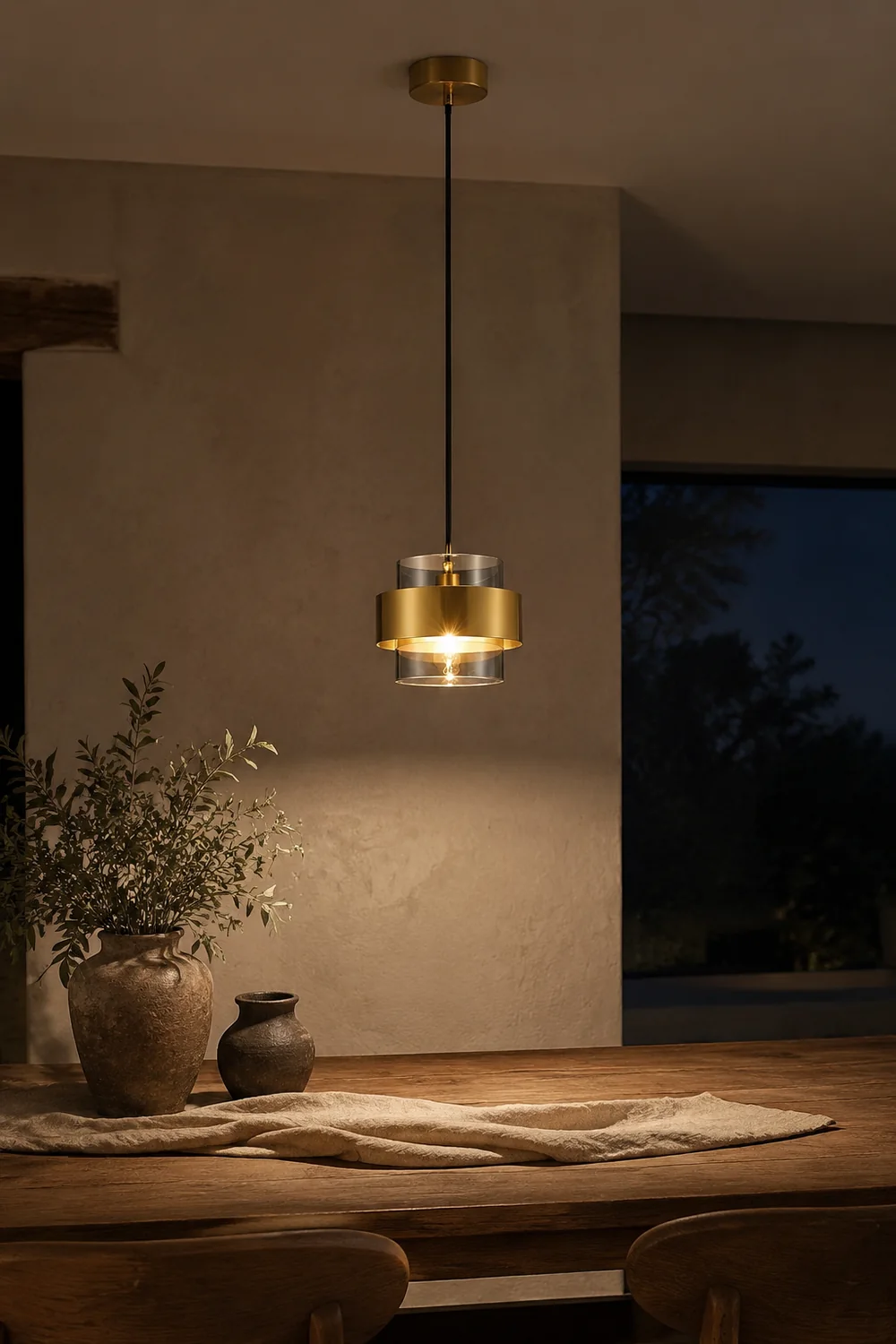Cylinder Down Pendant Lamp - Lumpaz