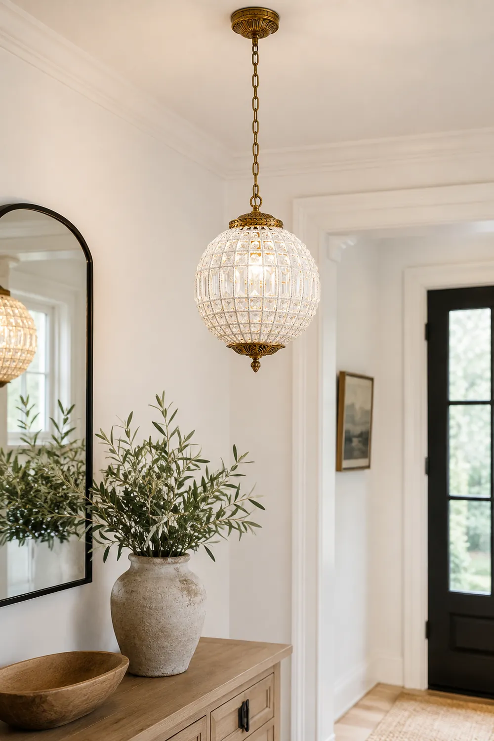 Traditional Gold Globe Chandelier - Lumpaz