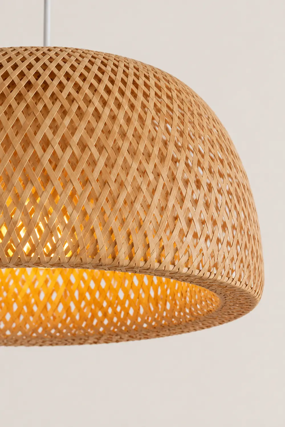 Bamboo Braided Pendant Lamp - Lumpaz