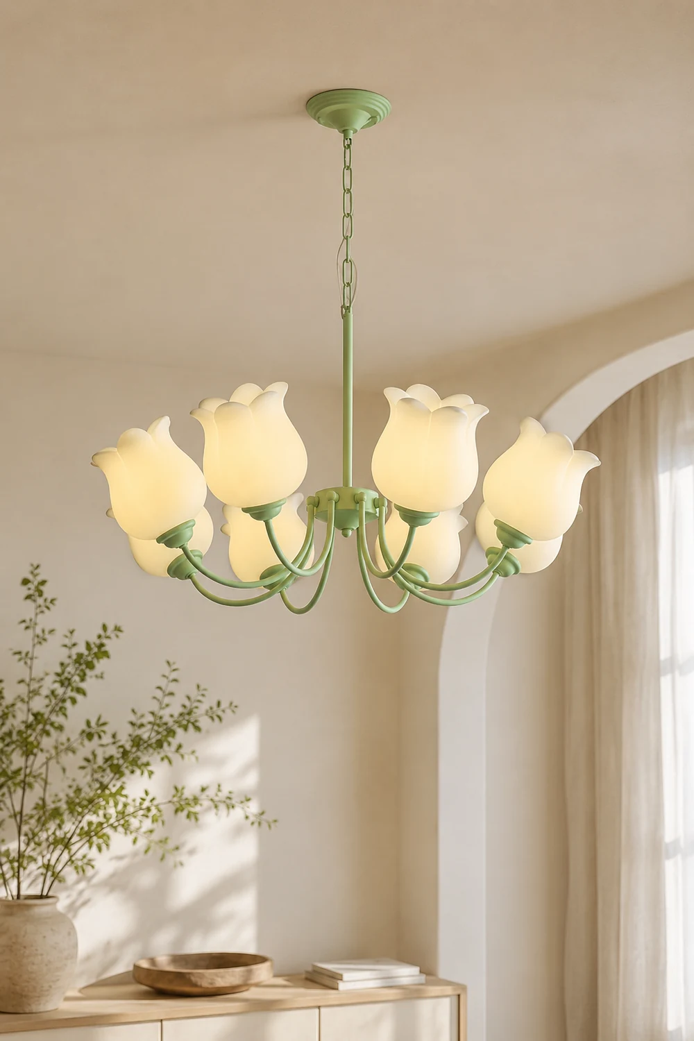French Lily Chandelier - Lumpaz
