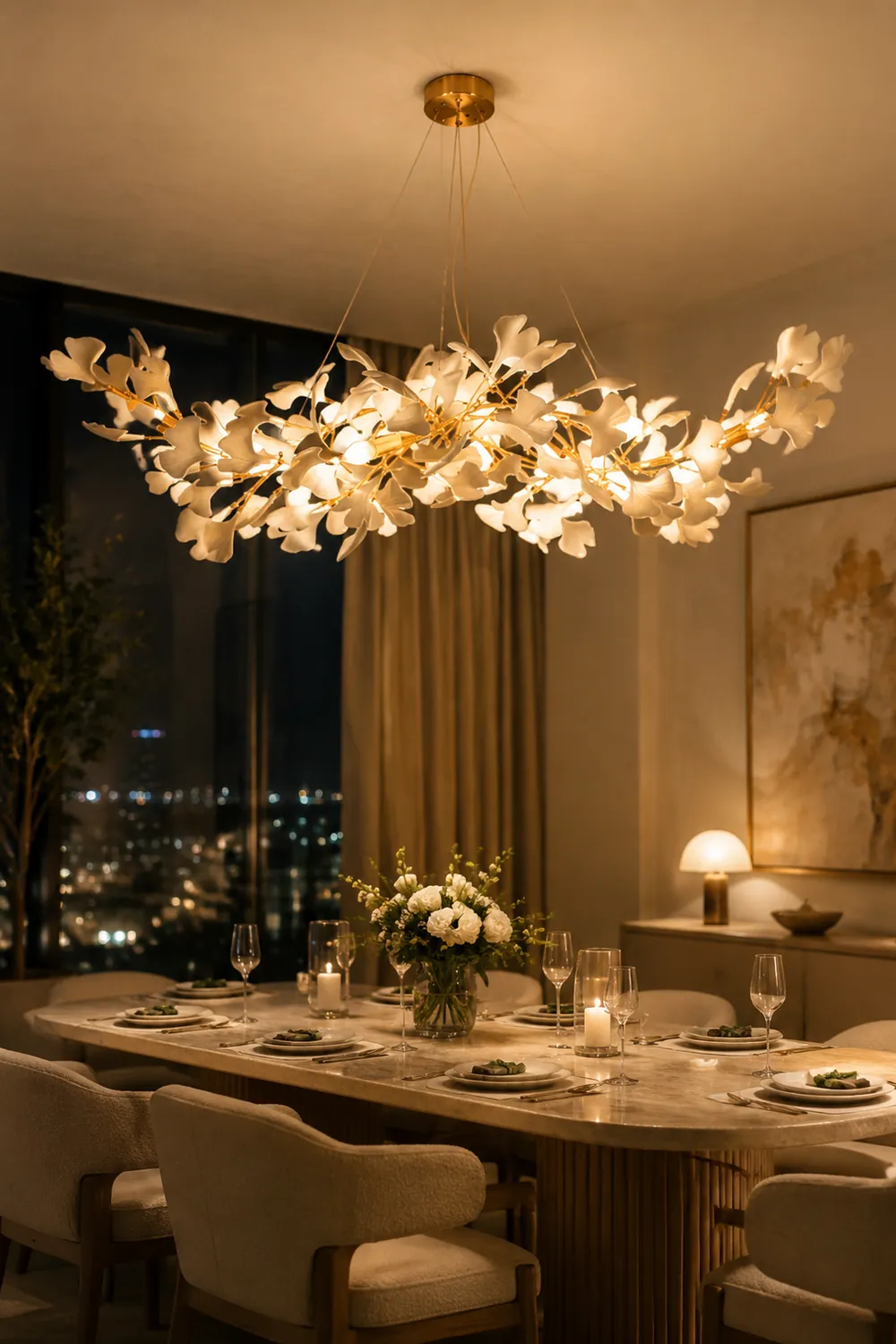Gingko Chandelier K - Lumpaz