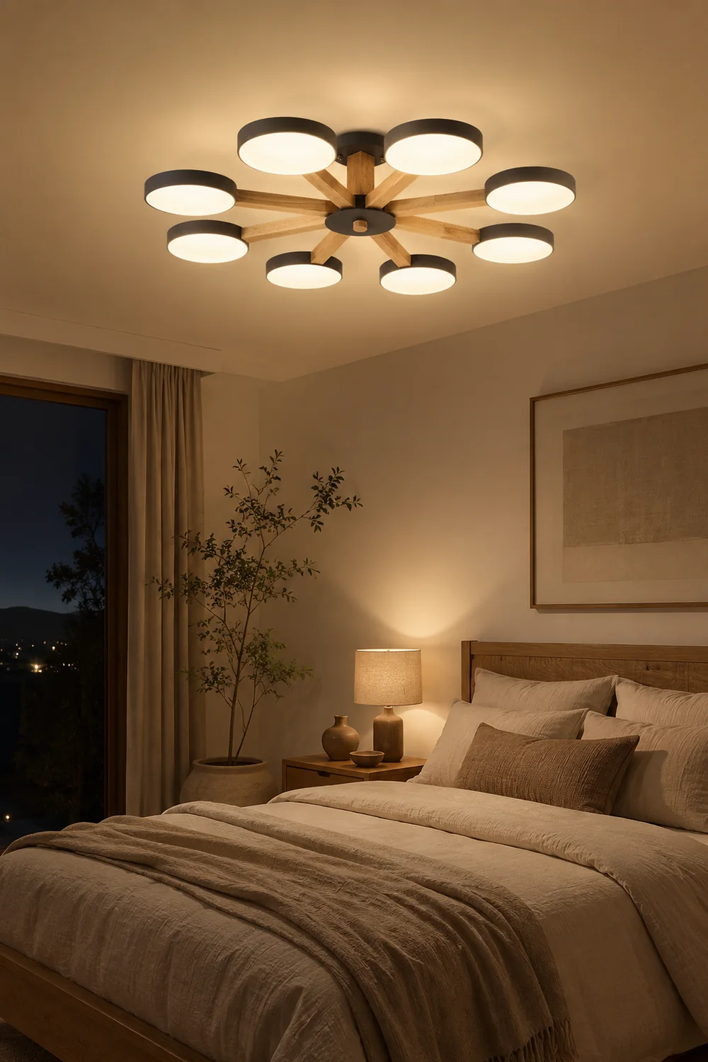 Modern Multi Stem Chandelier - Lumpaz