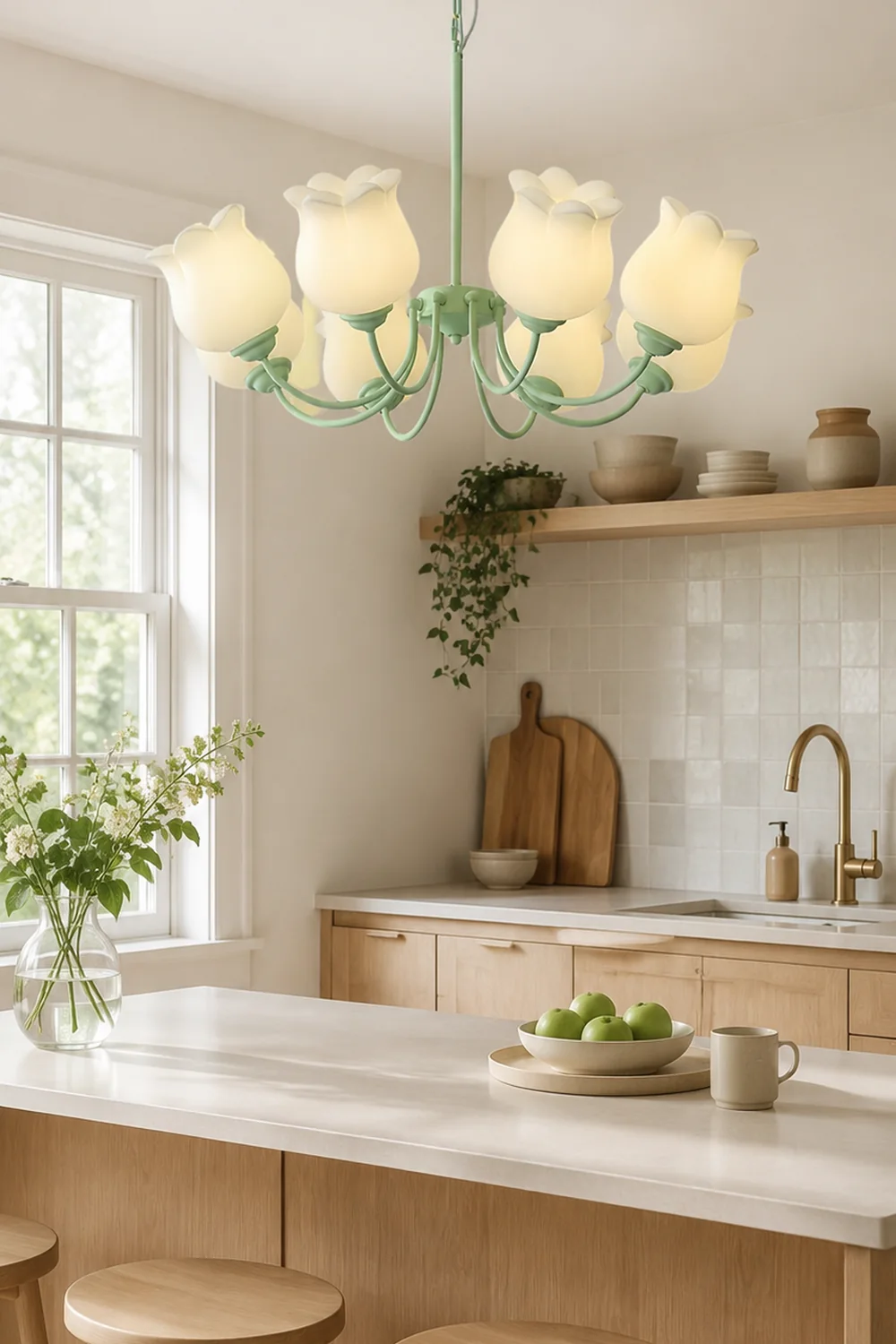French Lily Chandelier - Lumpaz
