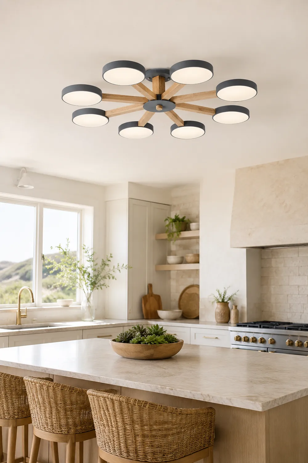 Modern Multi Stem Chandelier - Lumpaz