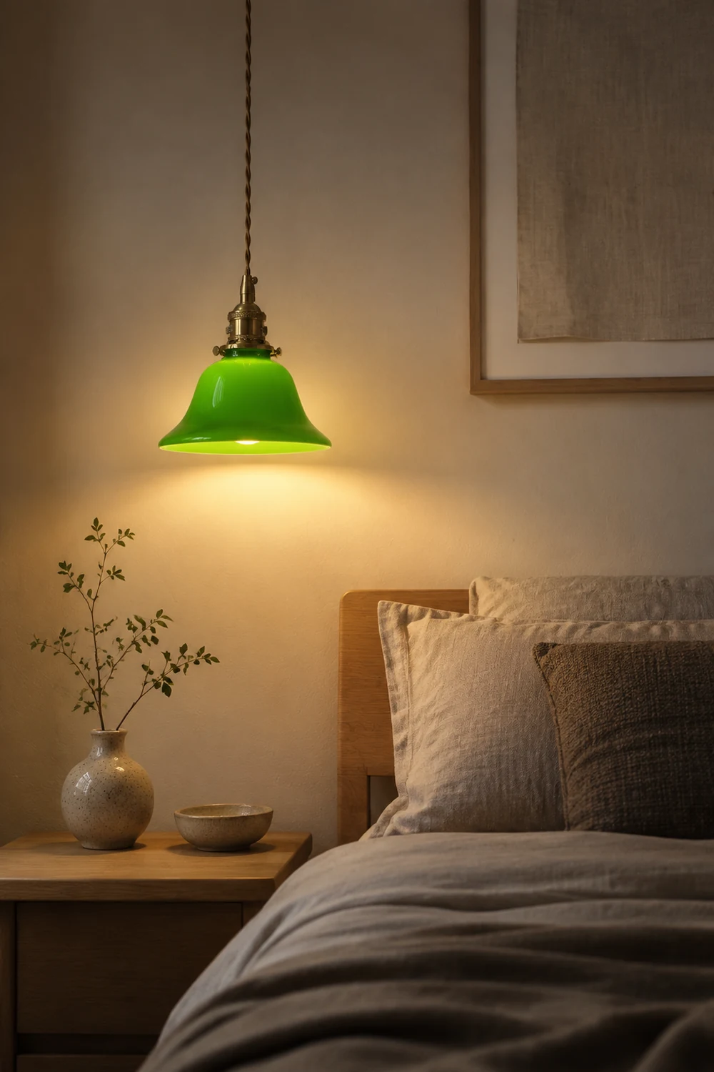 Green Bell Pendant Light - Lumpaz