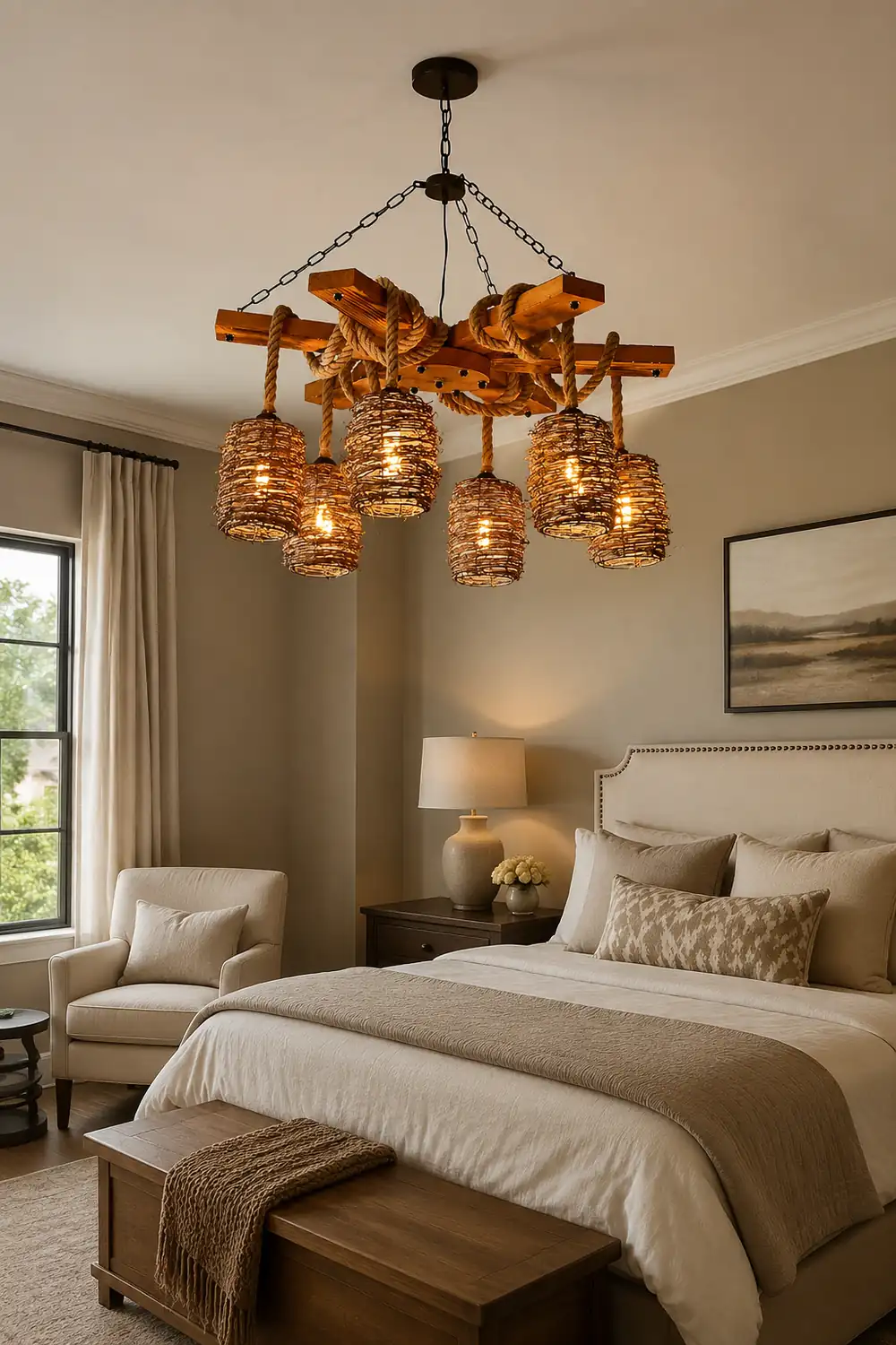 Vintage Farmhouse Chandelier - Lumpaz