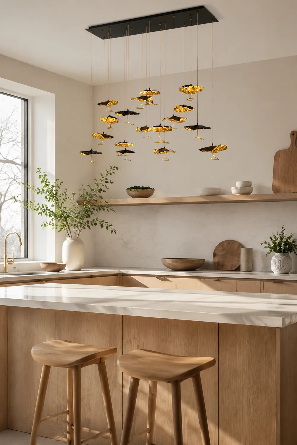 Brass Aviary Constellation Chandelier - Lumpaz