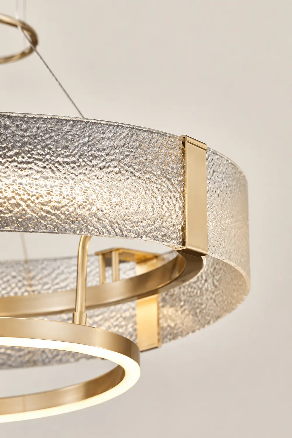 Ripple Glass Chandelier - Lumpaz