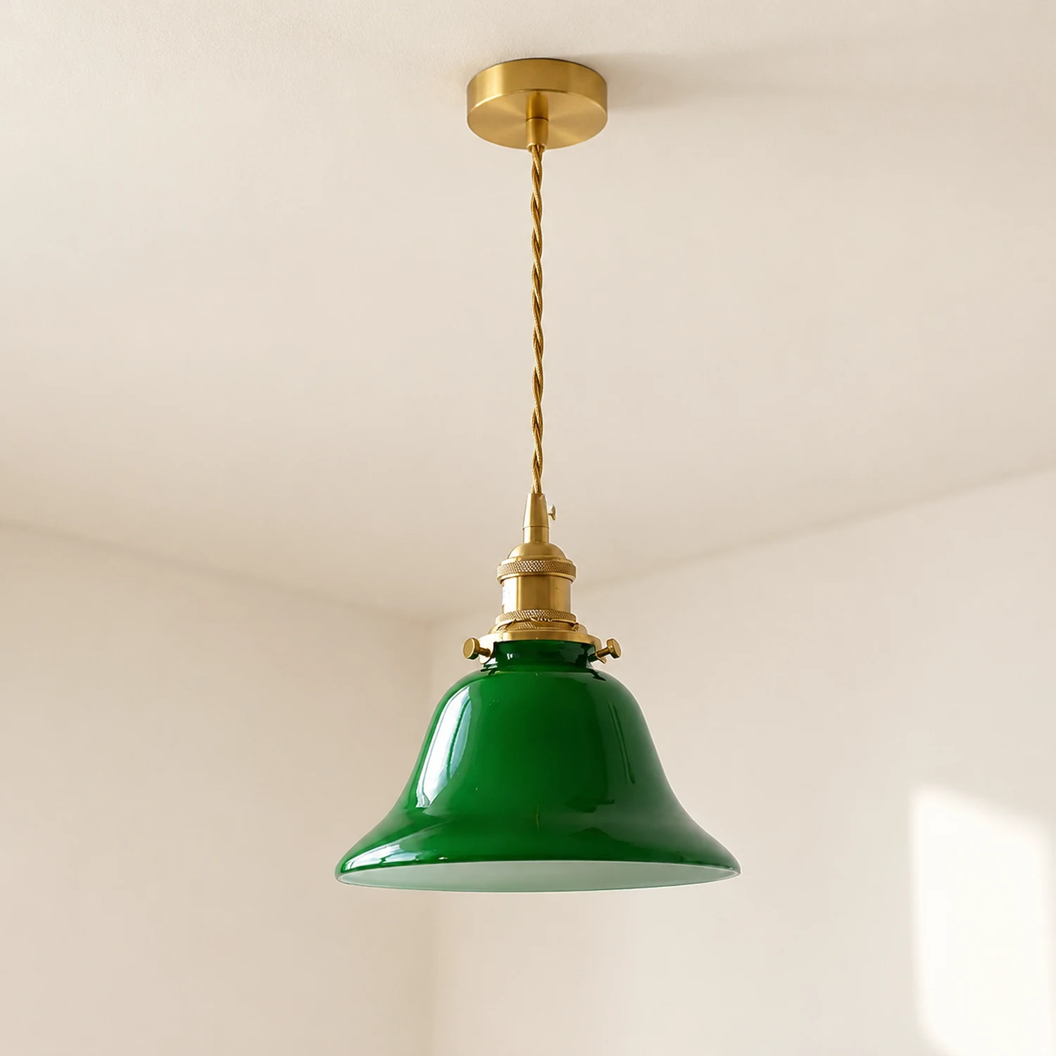 Green Bell Pendant Light - Lumpaz