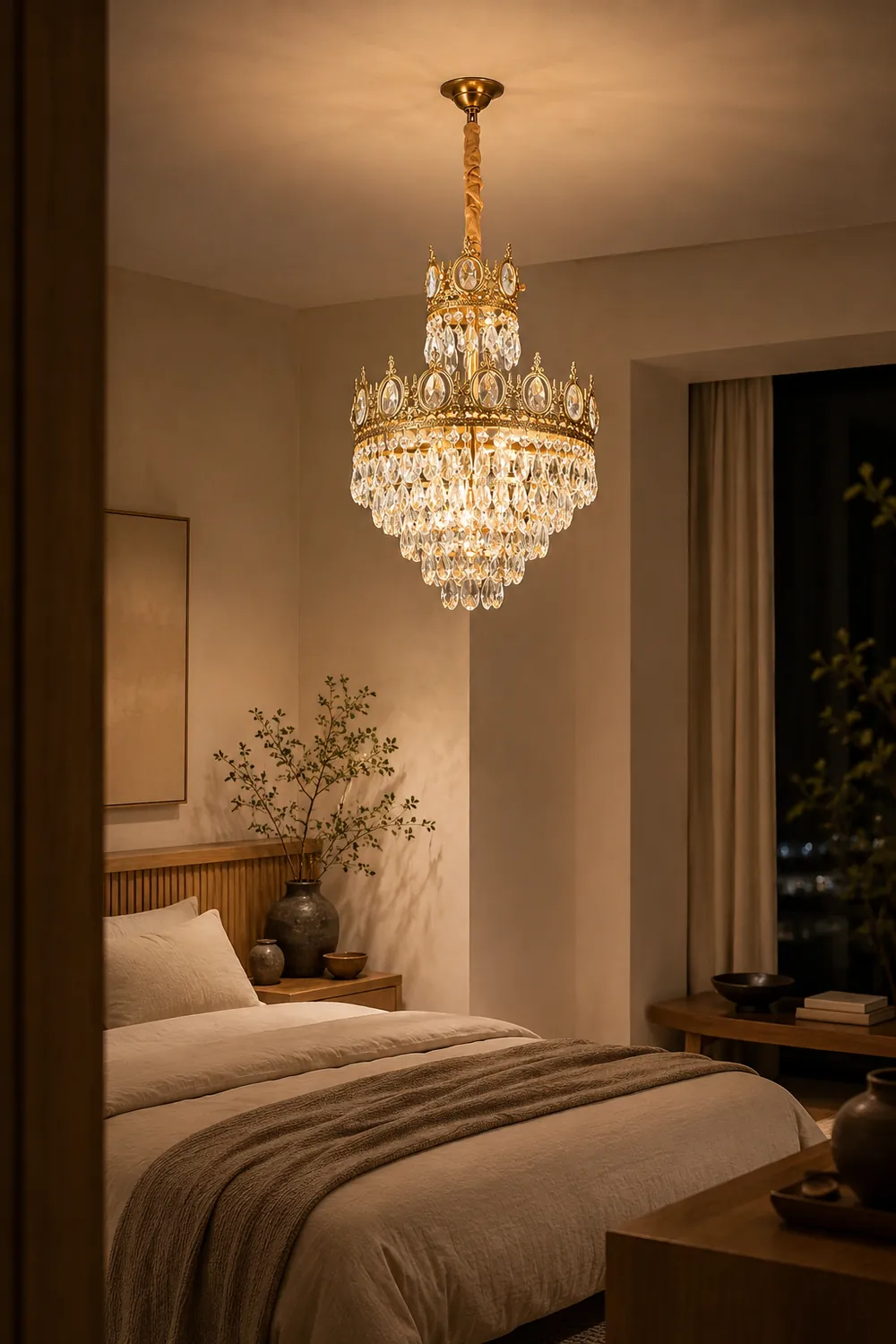 Vintage Crystal Chandelier - Lumpaz