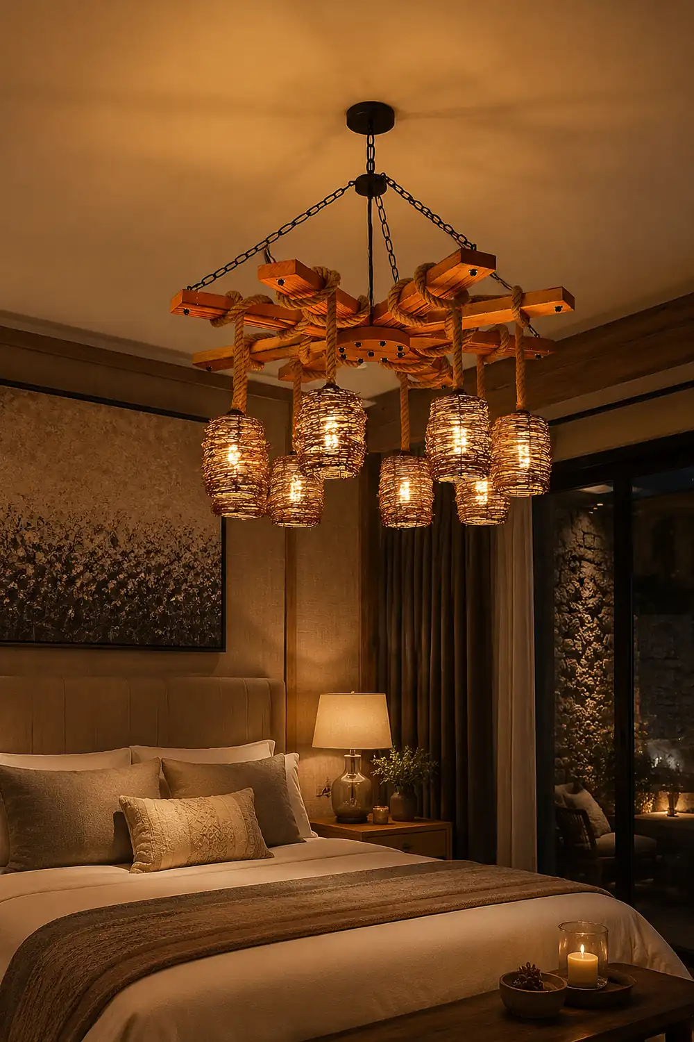 Vintage Farmhouse Chandelier - Lumpaz