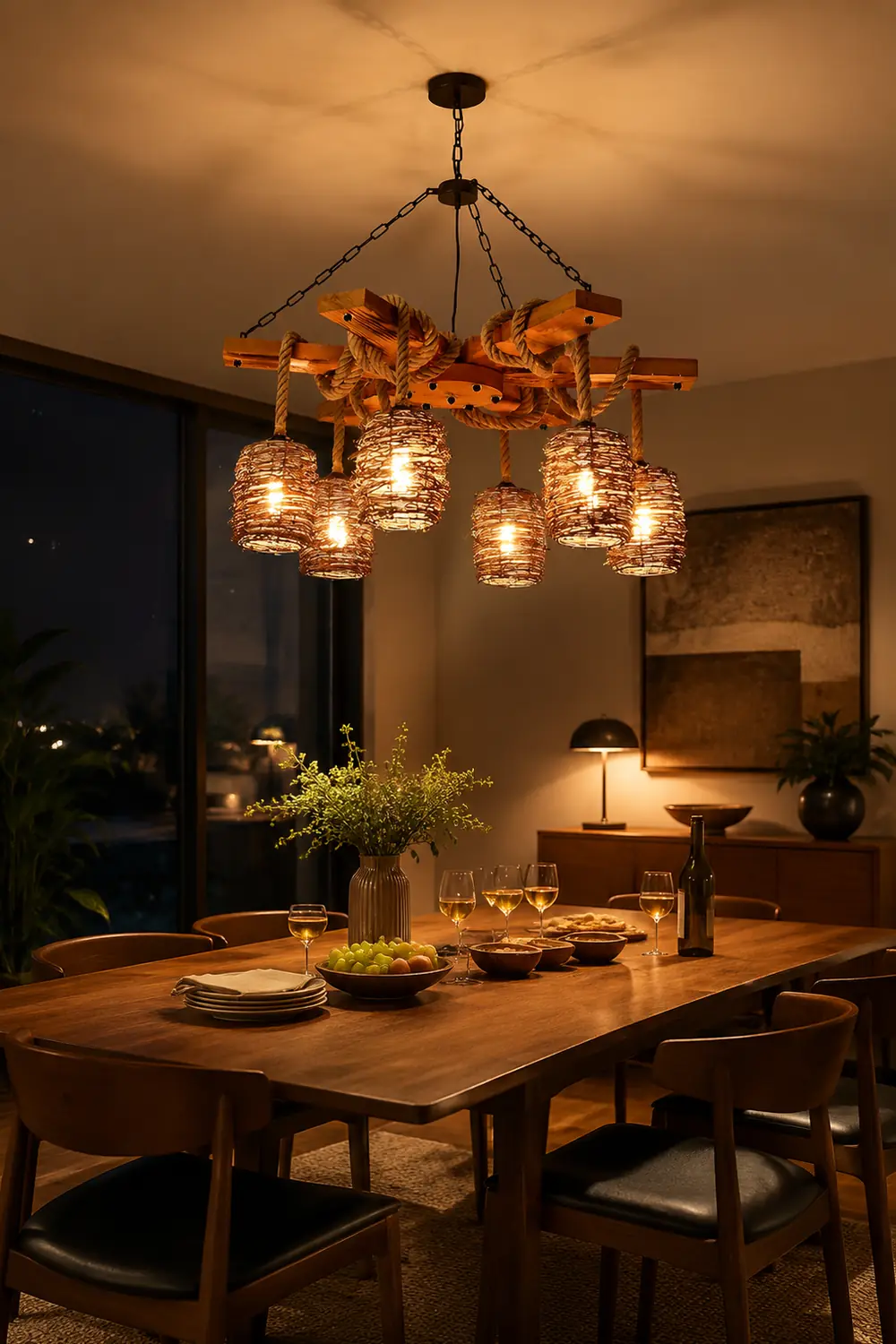 Vintage Farmhouse Chandelier - Lumpaz