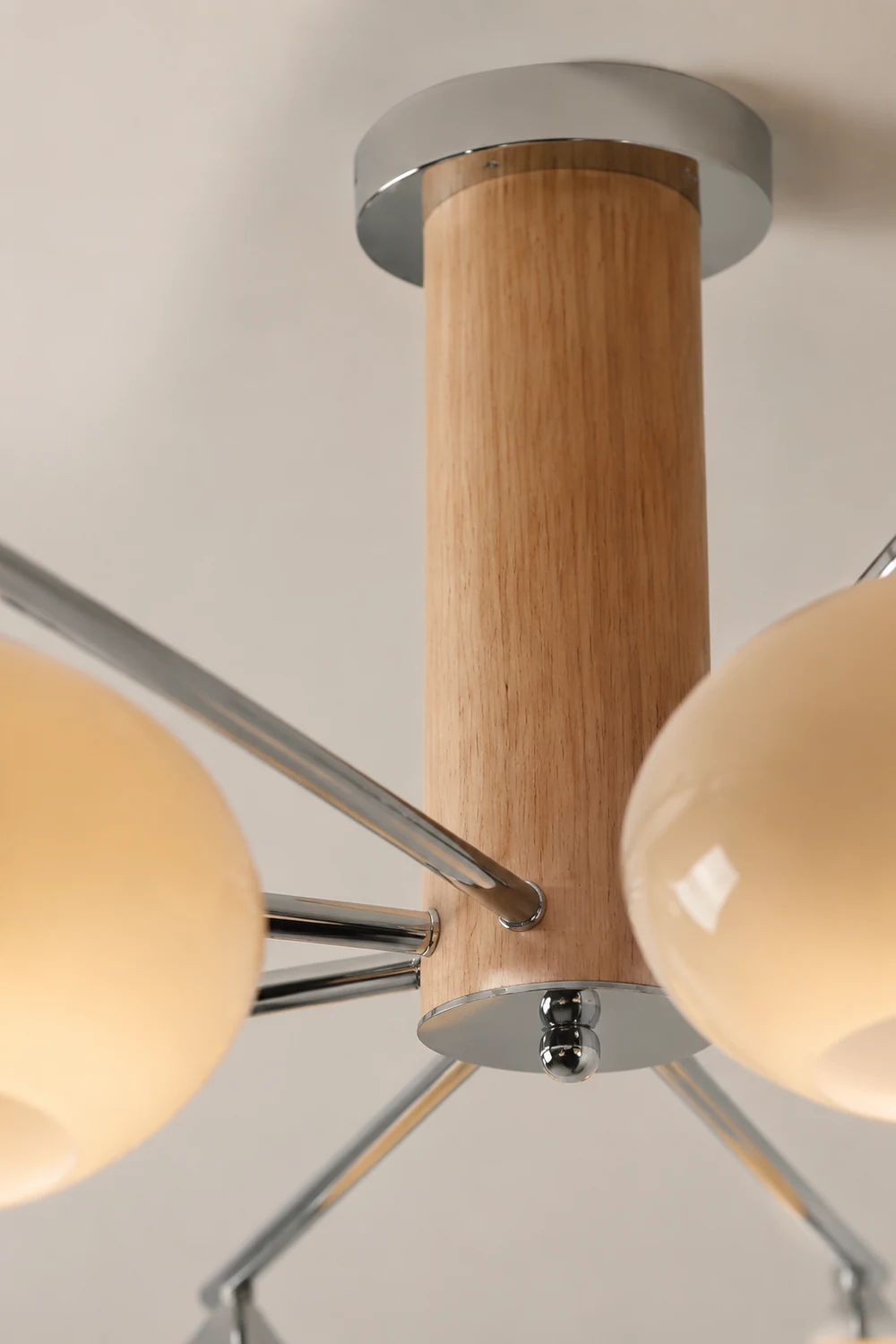 Elliptical Persimmon Chandelier - Lumpaz