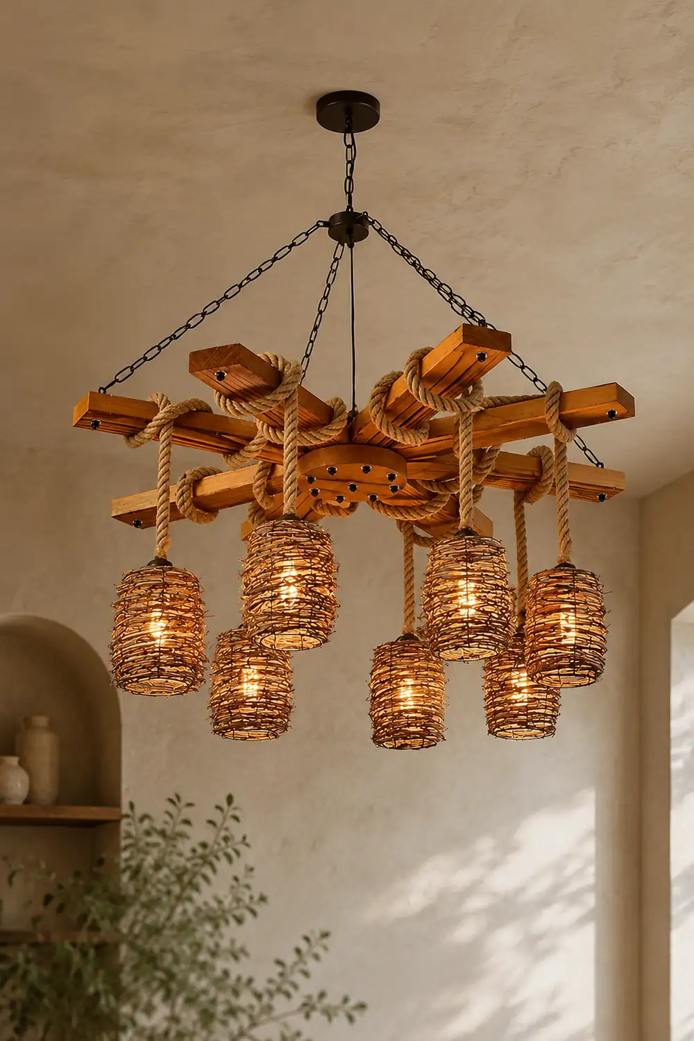 Vintage Farmhouse Chandelier - Lumpaz