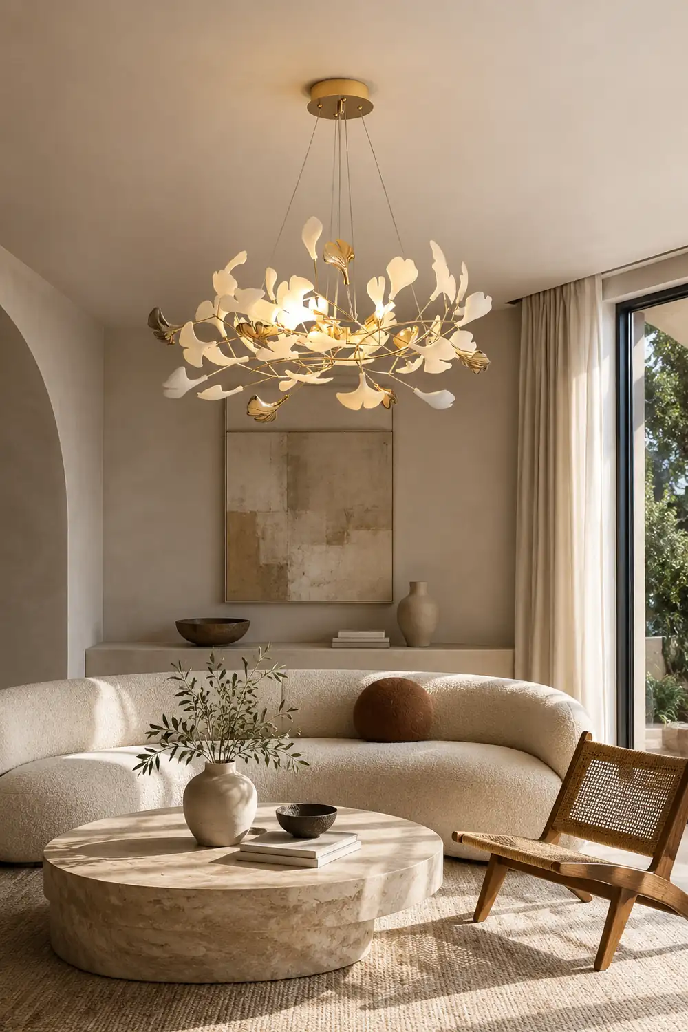 Gingko Chandelier R - Lumpaz