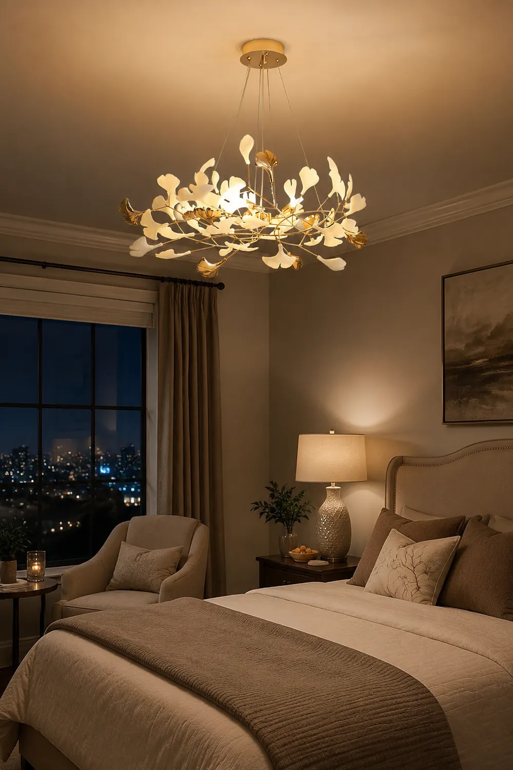 Gingko Chandelier R - Lumpaz