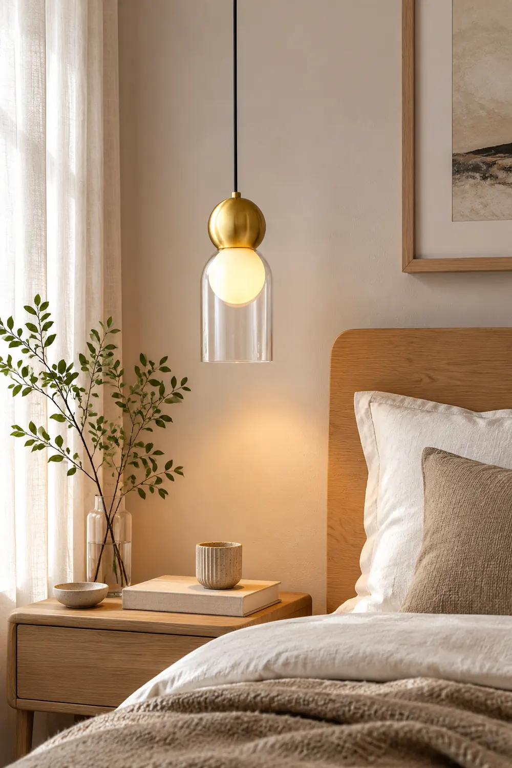 Dani Brass Pendant Lamp - Lumpaz