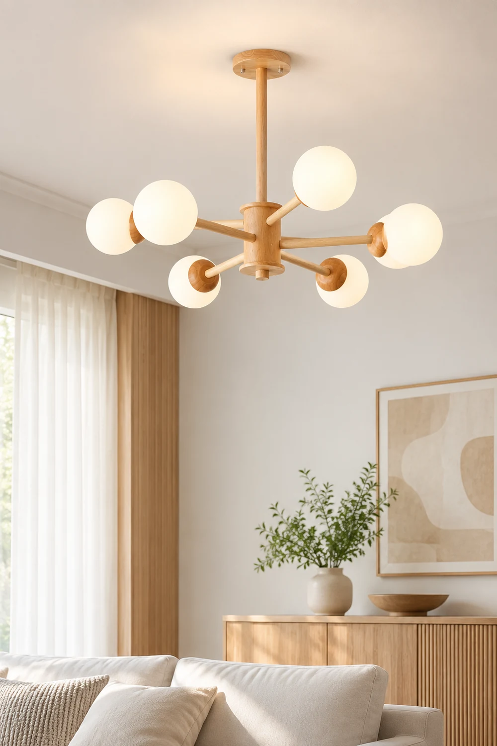 Kozan Wooden Chandelier - Lumpaz
