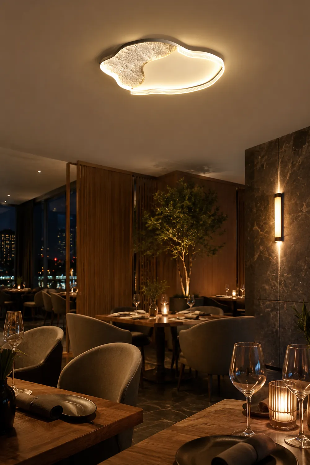 Lunar Led Ceiling Lamp - Lumpaz