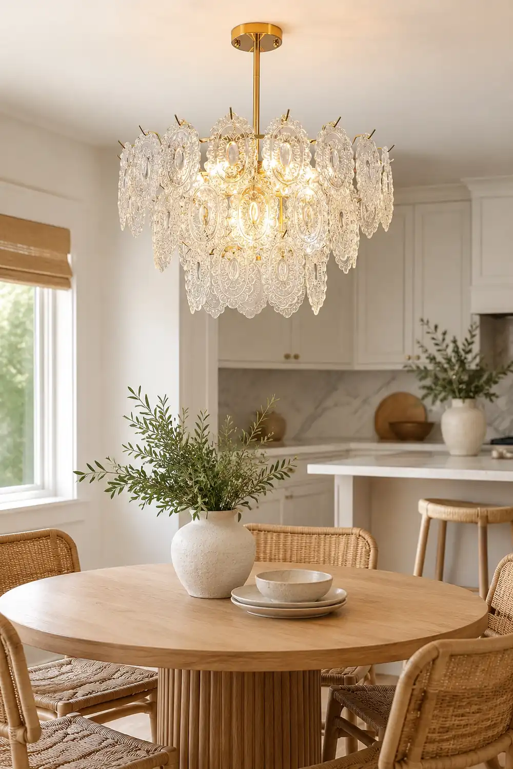 Wave Glass Chandelier - Lumpaz