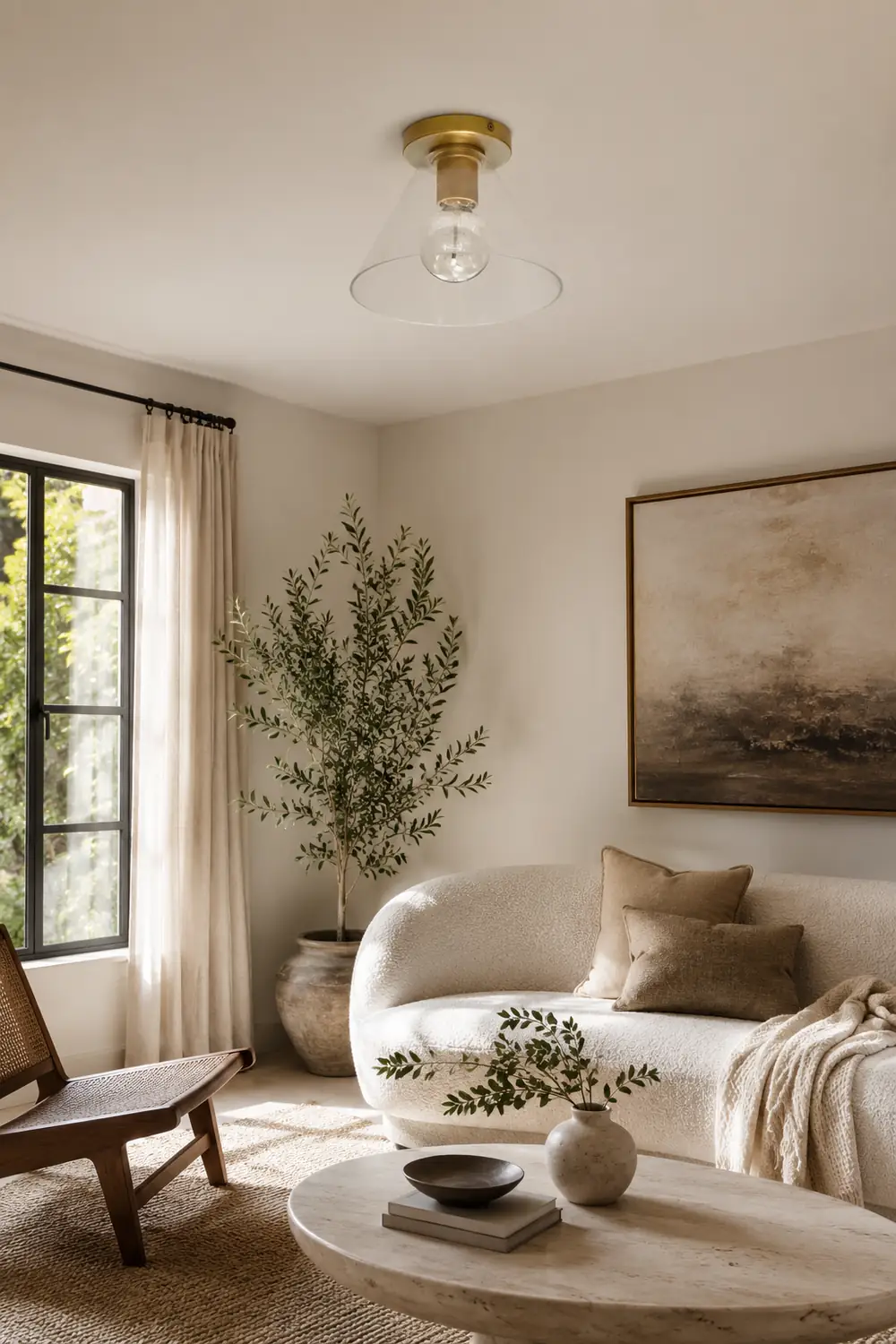 Simple Style Flush Mount Light - Lumpaz