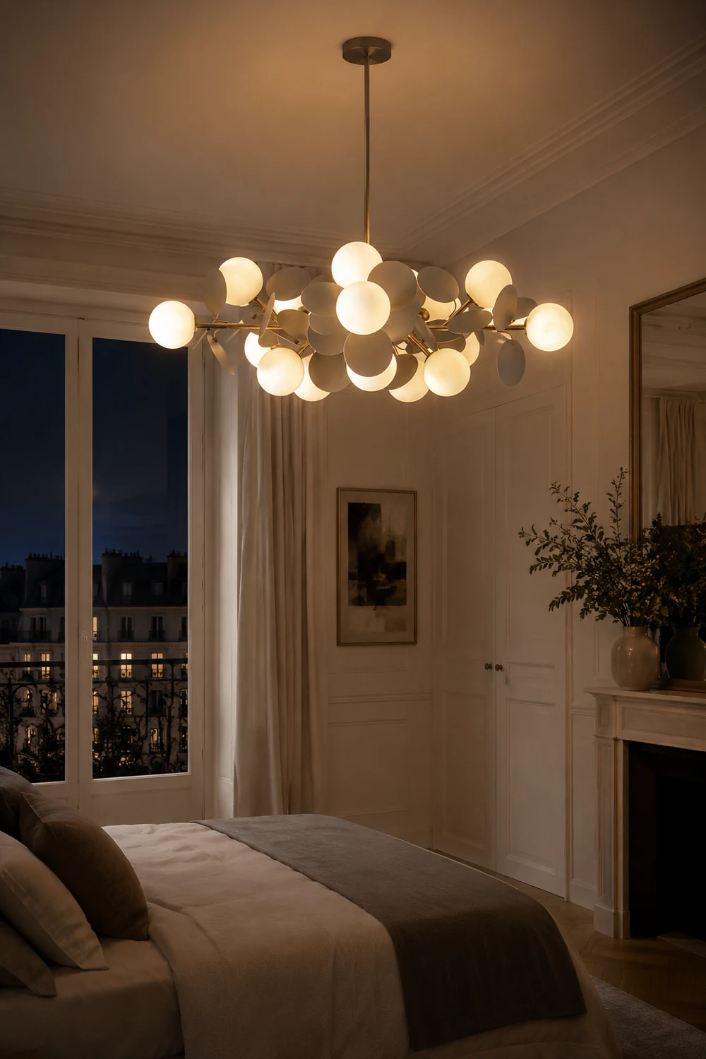 Off White Tree Chandelier - Lumpaz