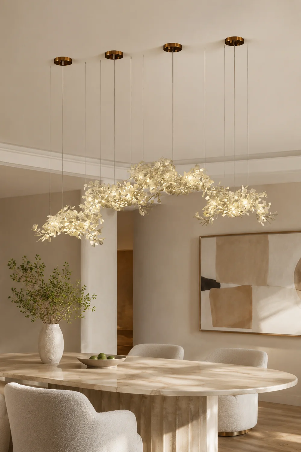 Gingko Chandelier C - Lumpaz