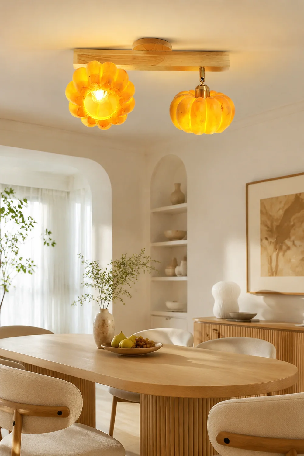 Pumpkin Multi Head Ceiling Lamp - Lumpaz