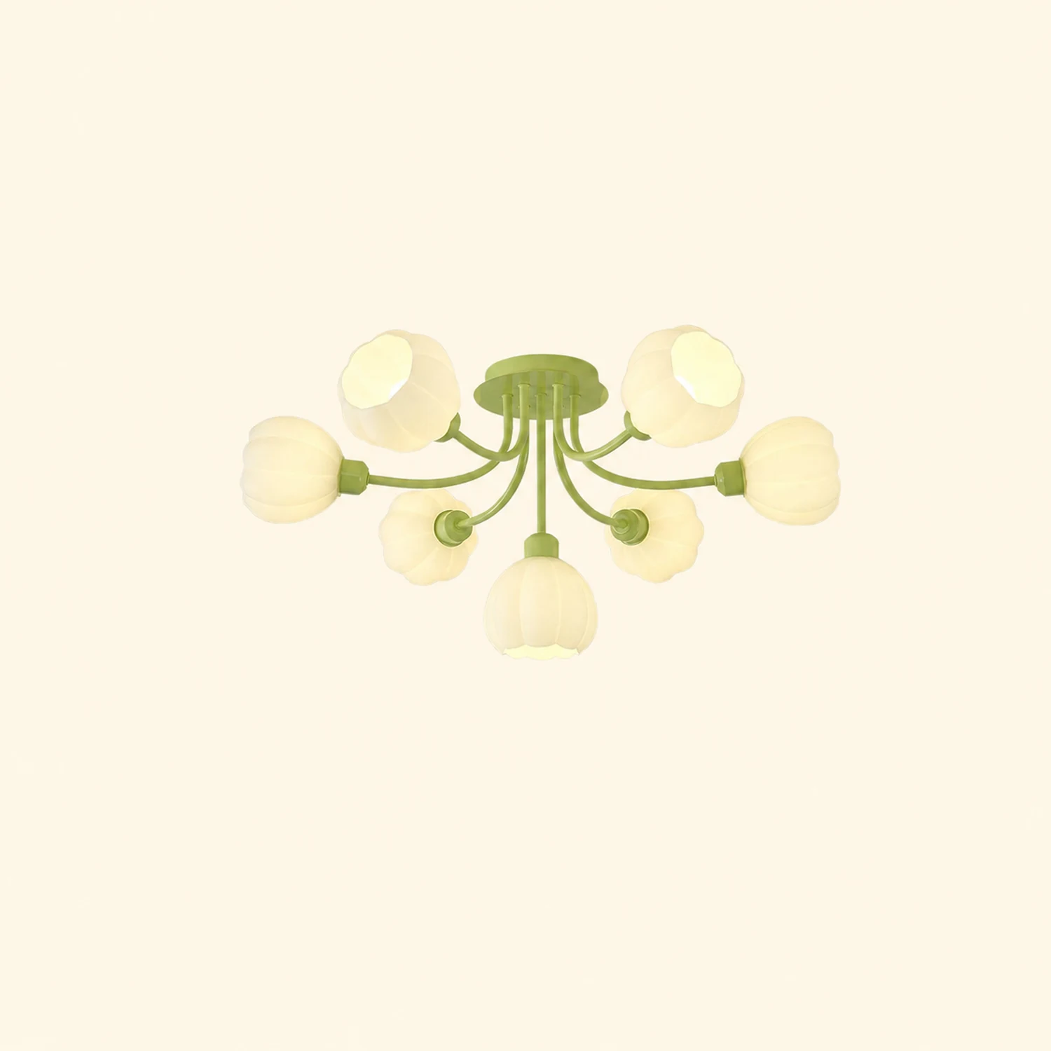 Pumpkin Matcha Ceiling Lamp - Lumpaz