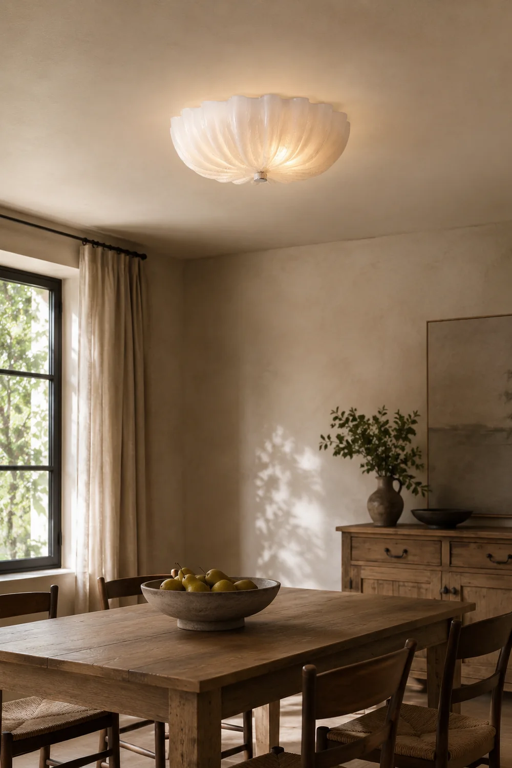 Murano Glass Flush Ceiling Light - Lumpaz