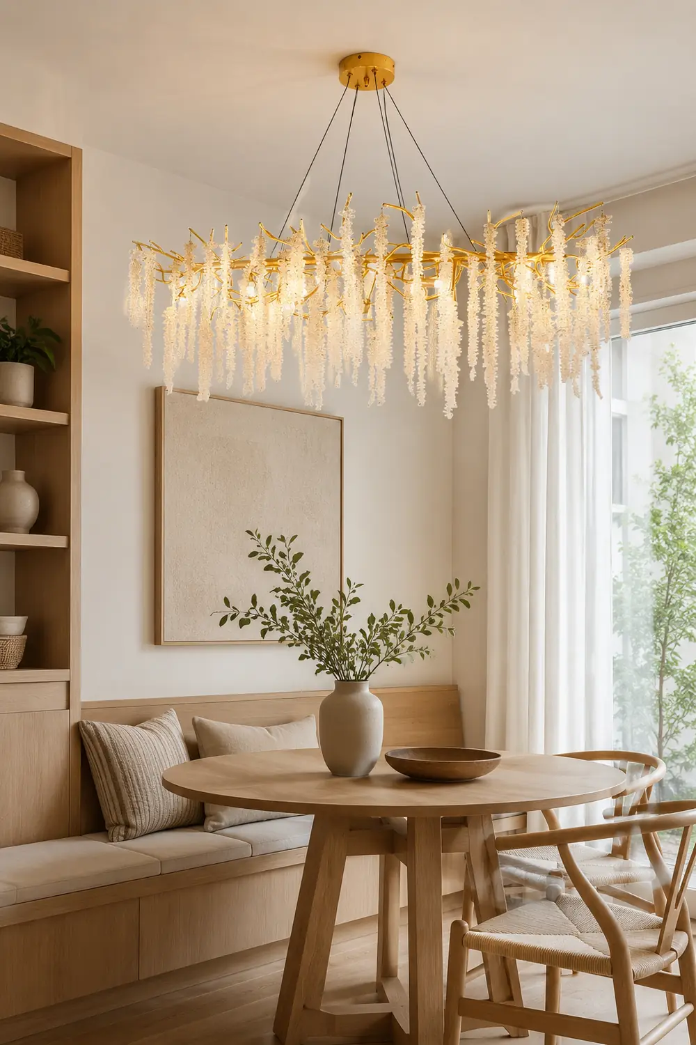 Wisteria Flower Crystal Chandelier - Lumpaz