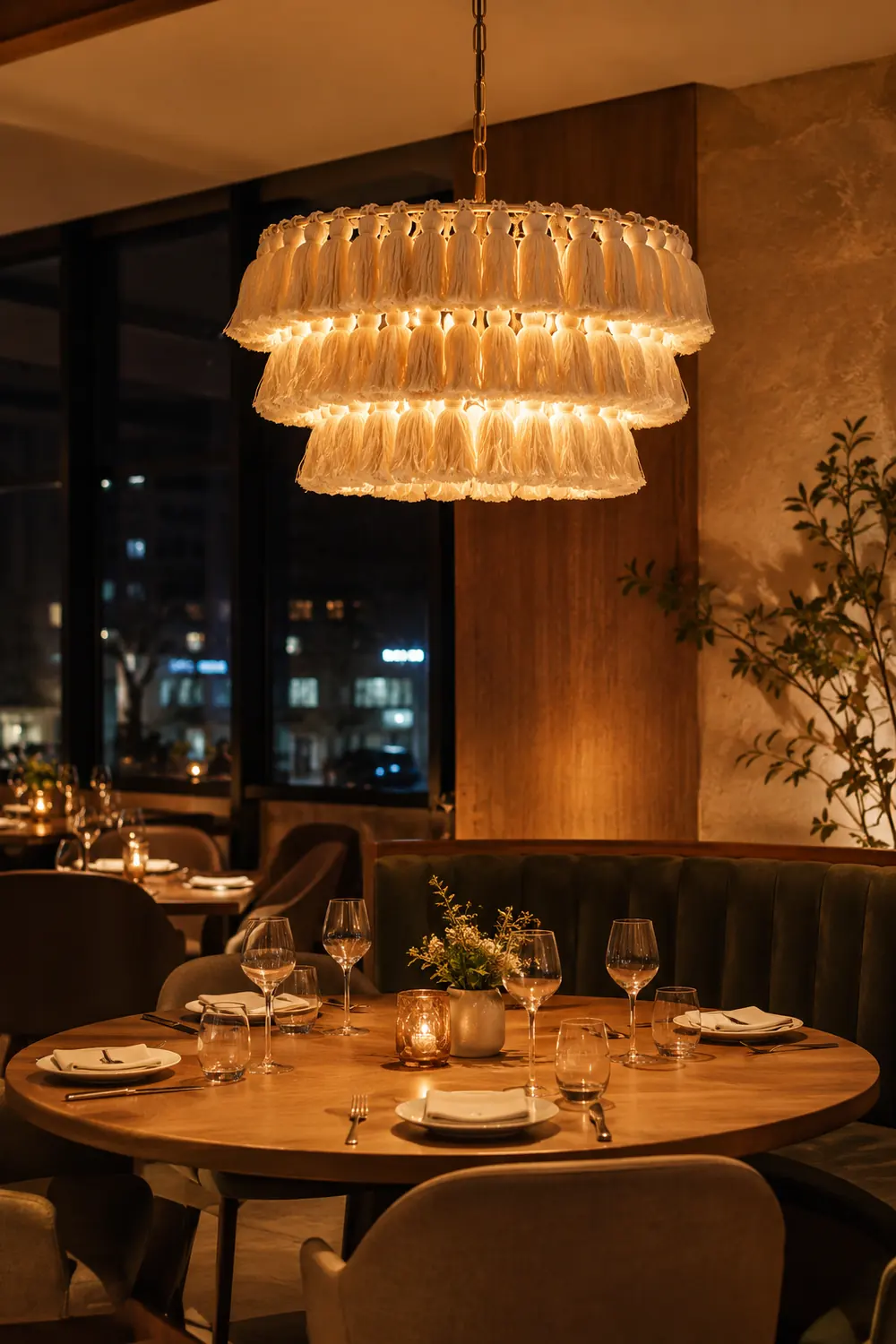 Fela Tassel Chandelier - Lumpaz