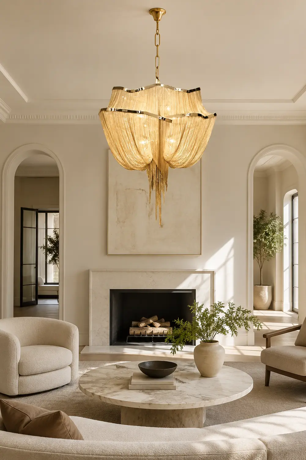 Chains Shimmering Chandelier - Lumpaz