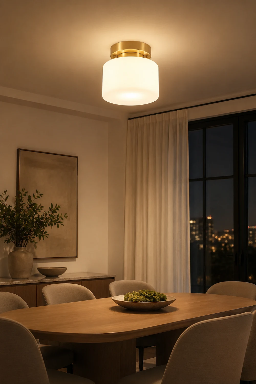 Clinio Flush Mount Ceiling Light - Lumpaz