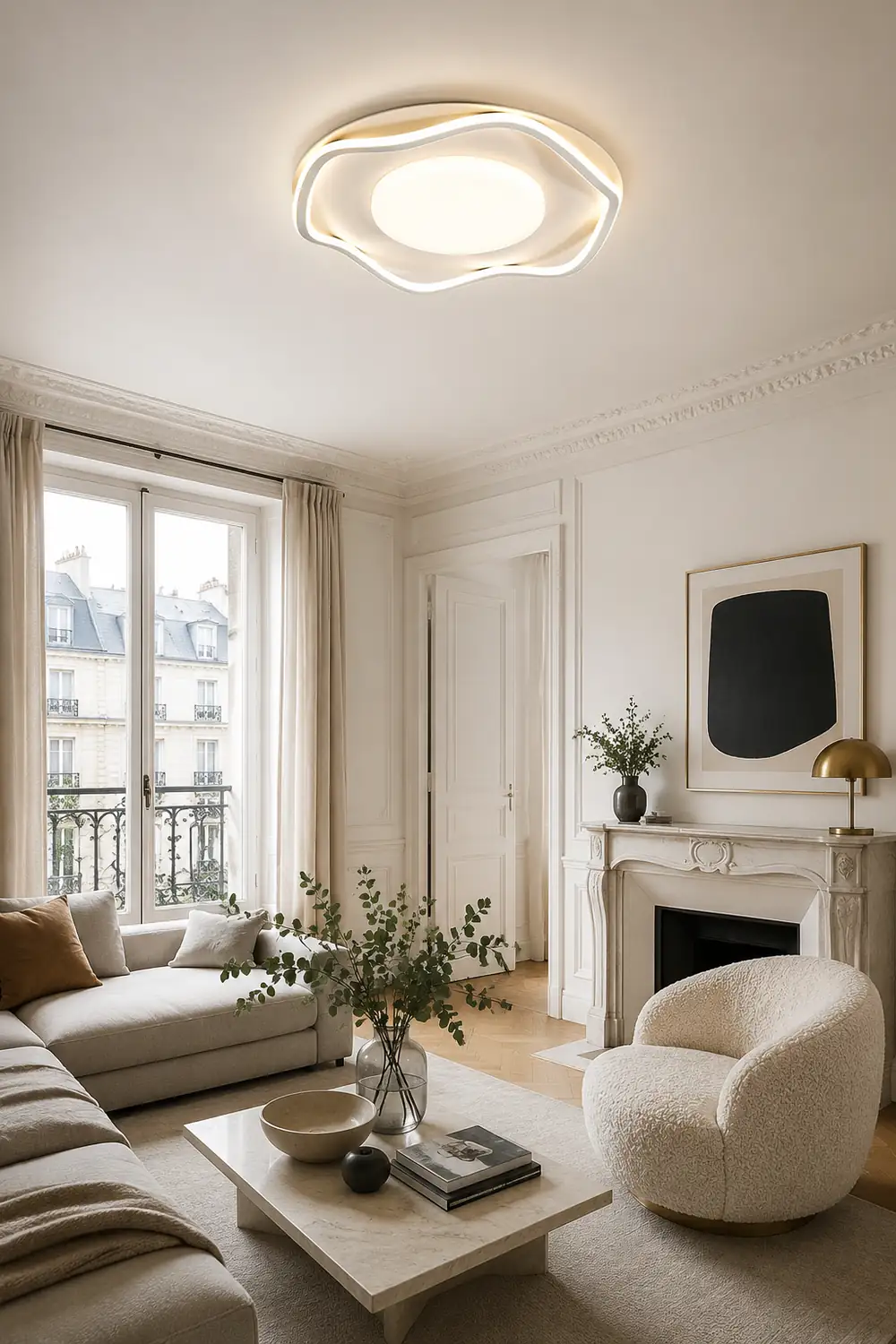 Minimalist Cloud Shape Ceiling Lamp - Lumpaz