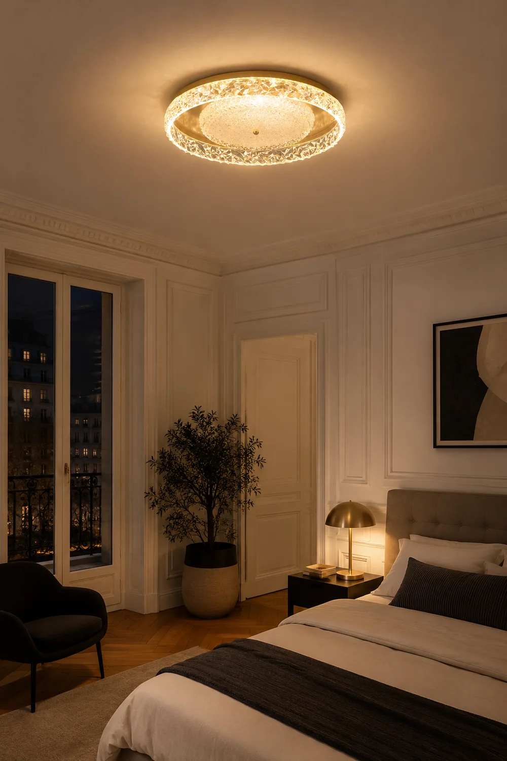 Crystal Embedded Ceiling lamp - Lumpaz